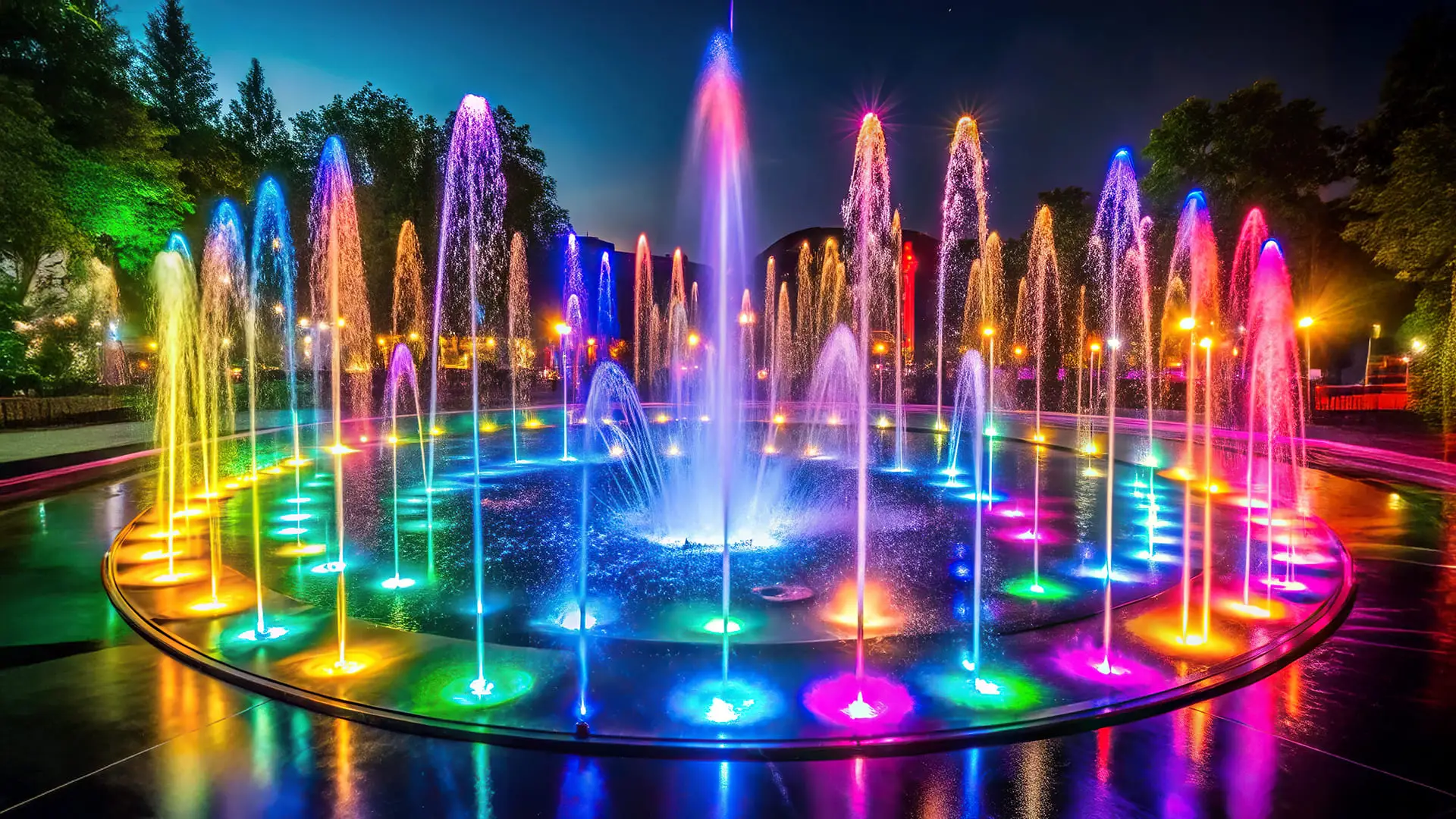 Theme Park Lighting