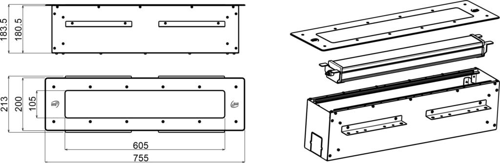 hi line 60 fc recessed